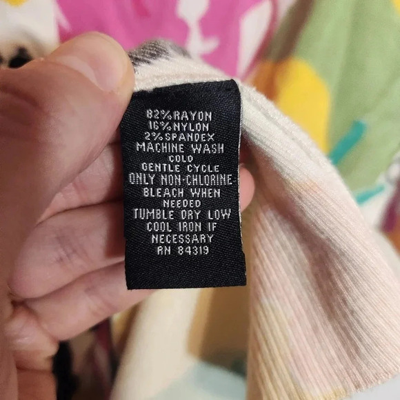 CYRUS Sweater Womens Bright Multicolor Floral Lightweight Summer Cardigan XL - Picture 5 of 9